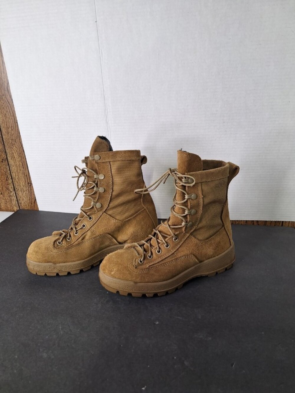 McRae Army Hot Weather Combat Boots, Coyote Brown Men's Sz 5.5 W,